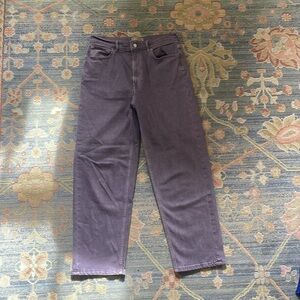 Purple High Waisted Everlane Pants 💜